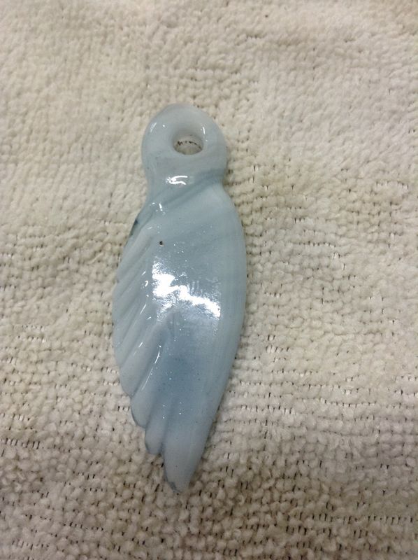Glass Wing Pendant