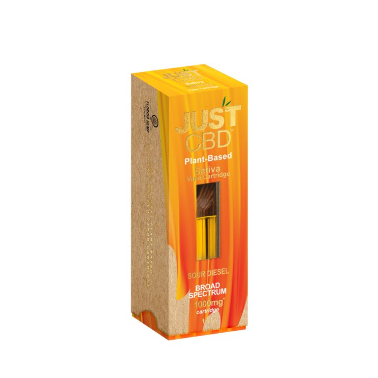 Just CBD Signature 1,000 mg Cart, Strain: Sour Deisel