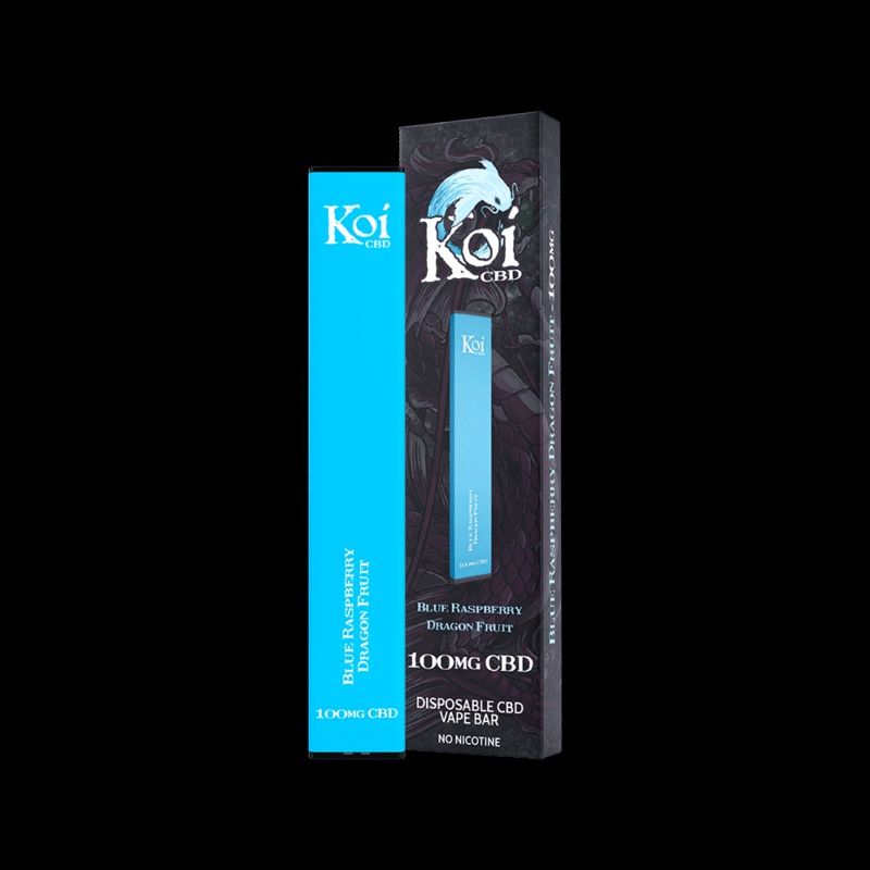 Koi - 100mg CBD Disposable, Flavor: Blue Raspberry Dragon Fruit
