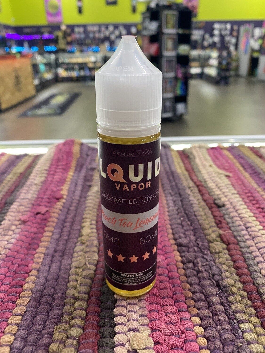 LQuid Vapor Peach Tea Lemonade 60ml, Strength: 3mg