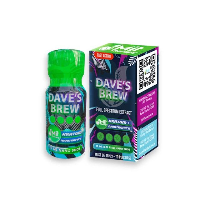 Mit Therapy Dave&#39;s Brew Kratom Shot