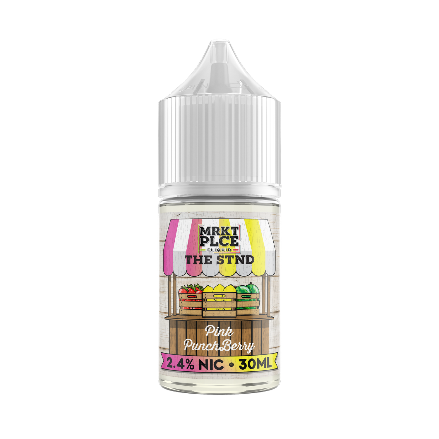 MRKT PLCE Pink Punch Berry 24mg Salt Nic, Strength: 24mg