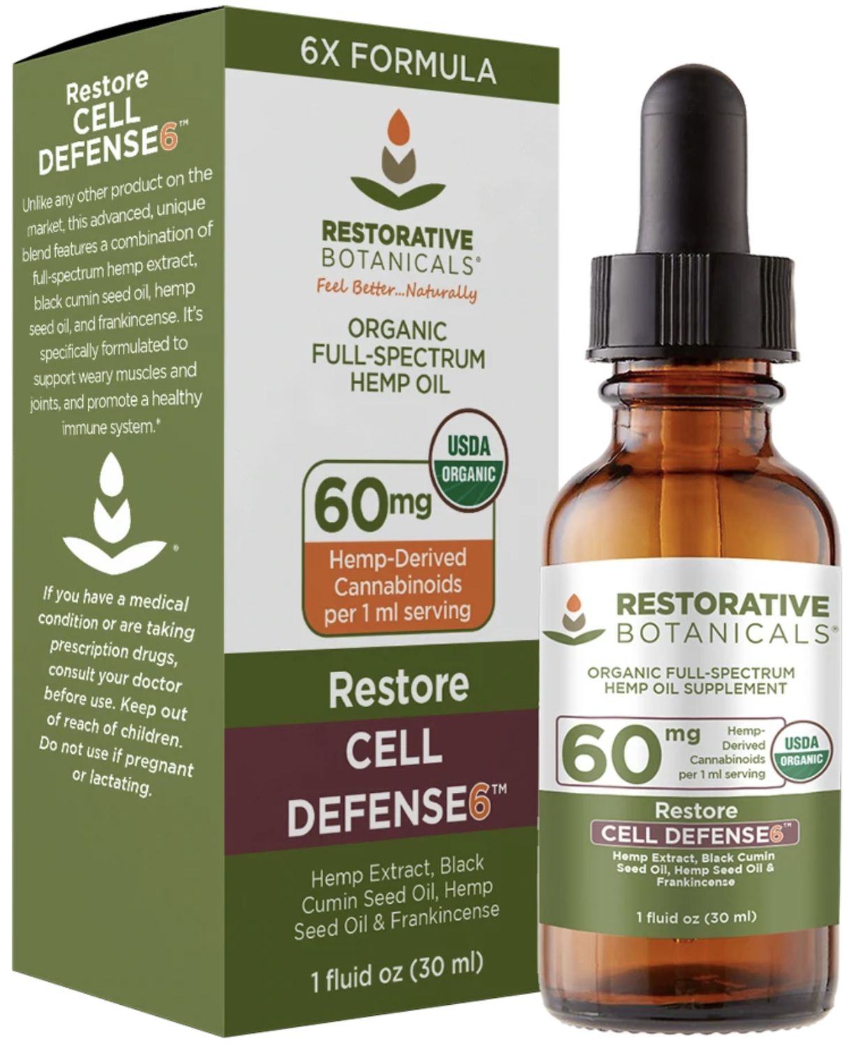 Restorative Botanicals Cell Defense 10mg 30ml