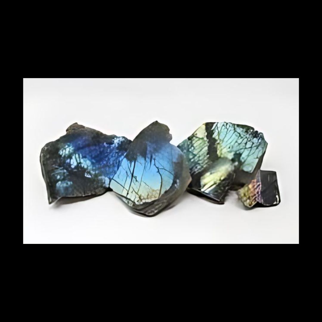 Labradorite Crystals, Colour: Slab