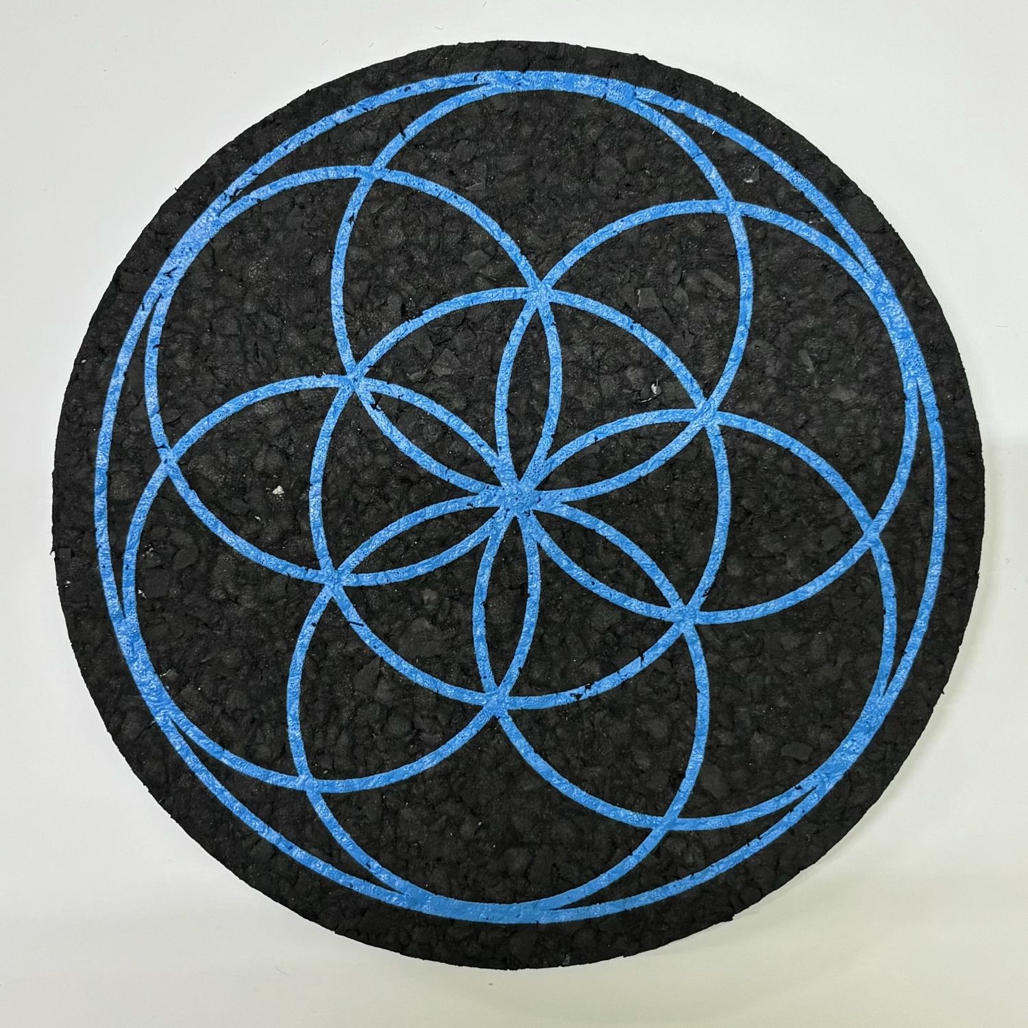 Mood Mat Geometric Shapes, Colour: Black/Blue