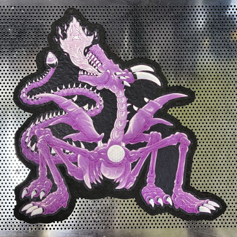 Mood Mat Purple Lizard