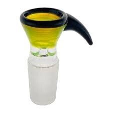 Neon Green &amp; Black Flower Bowl