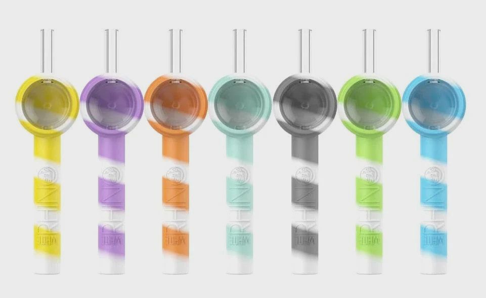 White Rhino Flip Hand Pipe to Straw