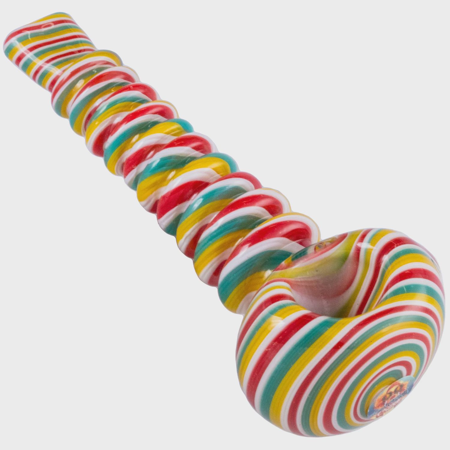 4.5&quot; Mega Twist Spoon, Colour: Red/Green