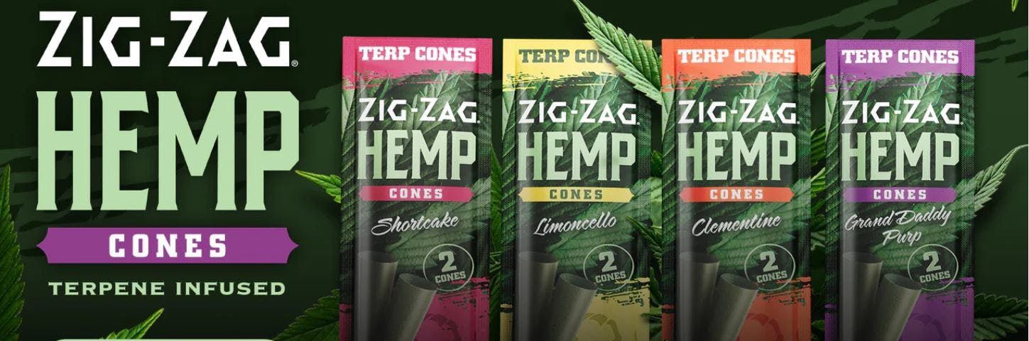 Zig Zag Terpene Infused Hemp Cones