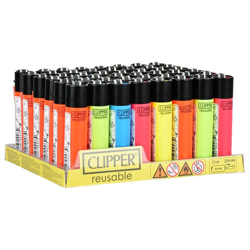 Clipper Soft Lighter | Fluorescent | Assorted Colors