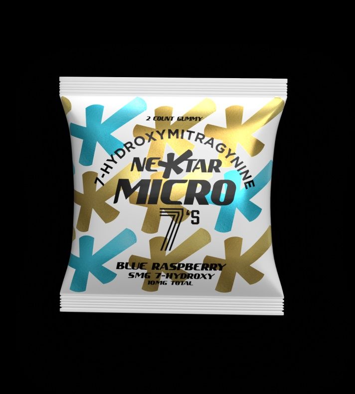 Nektar 7-Hydroxy Gummy 2 Count, Flavor: Blue Raspberry