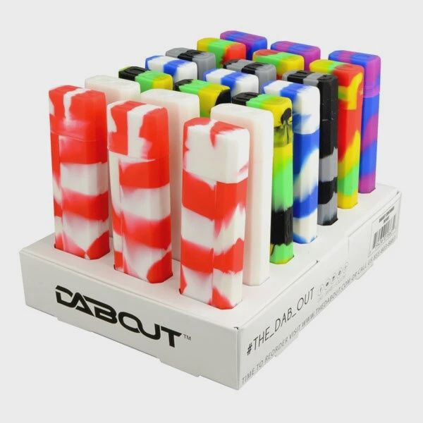 White Rhino Dab Out Silicone Dab Kit | 5.4&quot; | Original Assortment