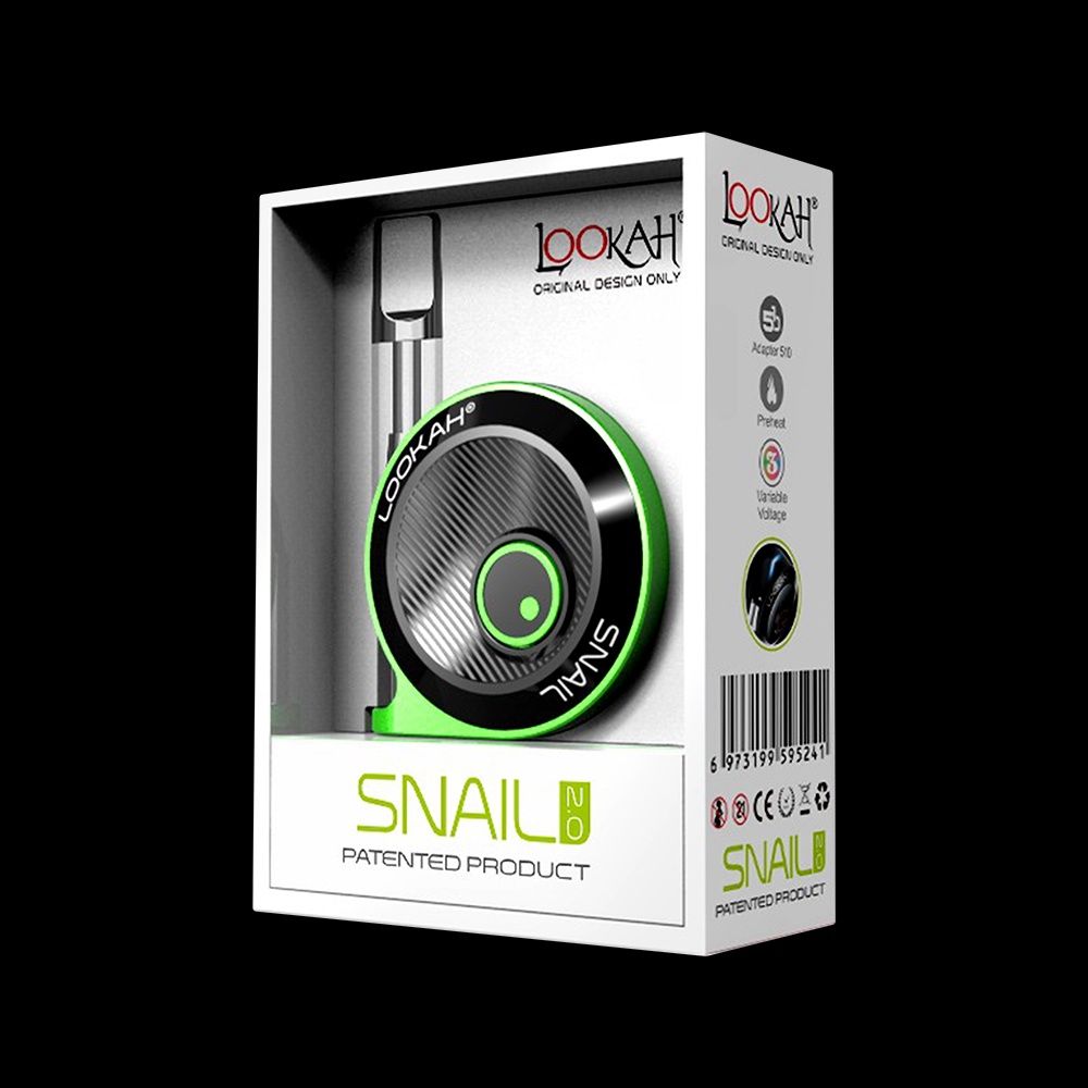 Lookah Snail 2.0 Variable Voltage 510 Vape Battery | 350mAh, Colour: Green