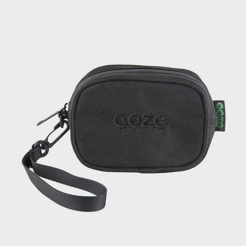 Ooze Traveler Series Smell Proof Wristlet Pouch, Colour: Black
