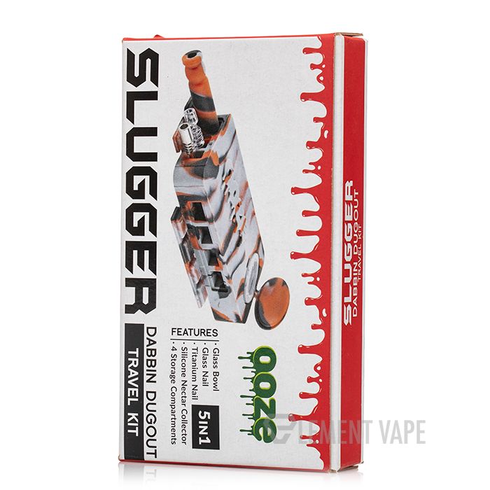 Ooze Slugger Dabbin Silicone Dugout, Colour: Chameleon (Black / Green)