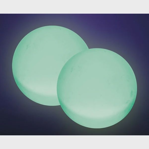 Glow in the Dark Quartz Terp Beads | 6mm | 2pc Set