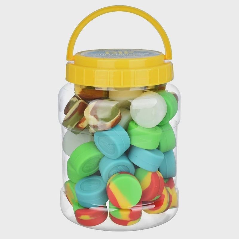 Round Silicone Storage Container | 38mm | Assorted Colors