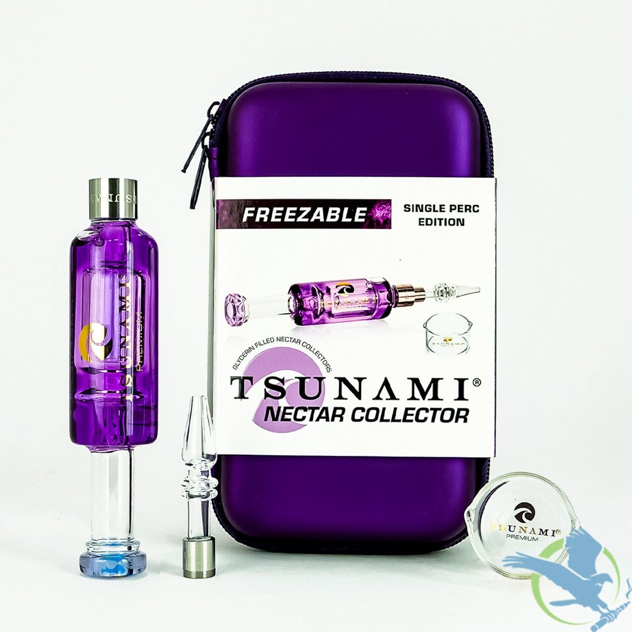 Tsunami Nectar Collector Kit With Freezable Glycerin - Single Perc Edition