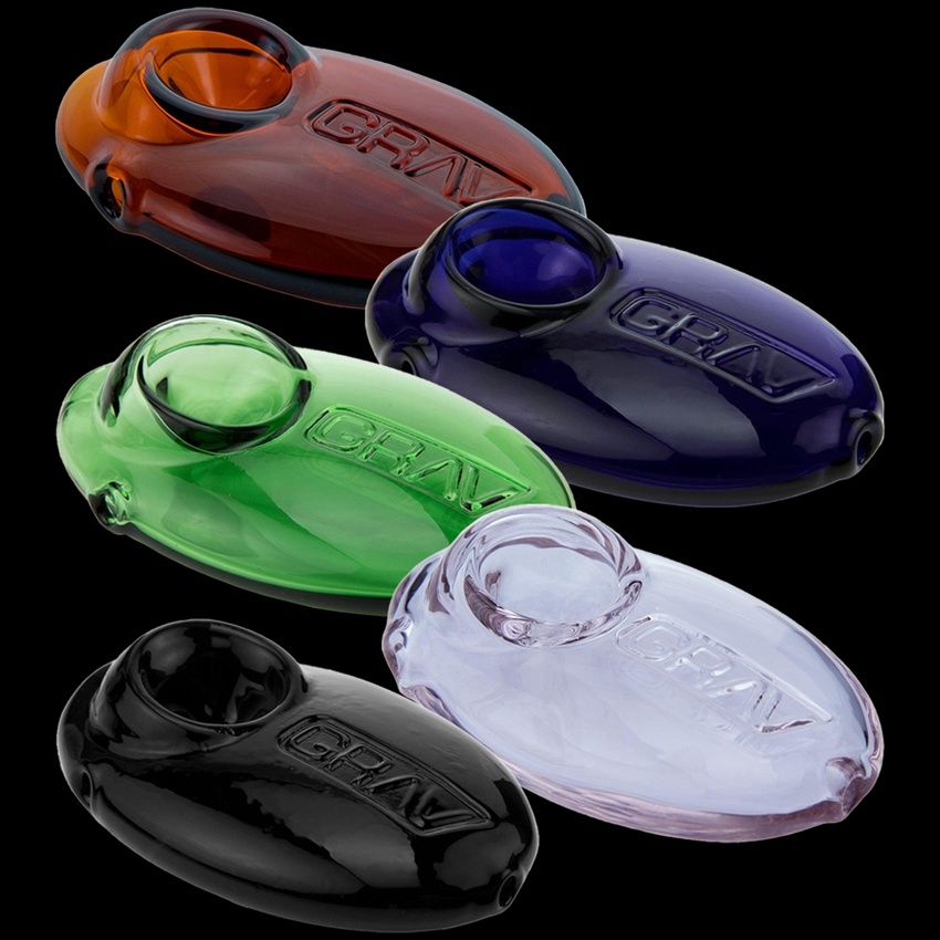 Pebble Glass Hand Pipe | 3&quot; | Colors Vary