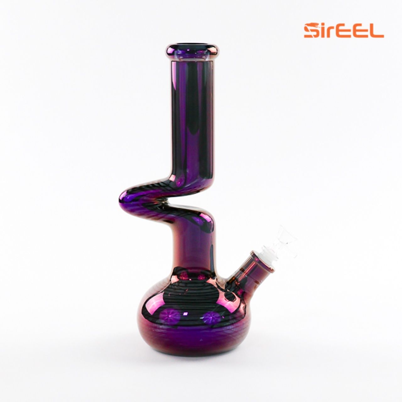 SirEEL - 14&quot; Electroplated Zong Shaped Bong with Flower Bowl