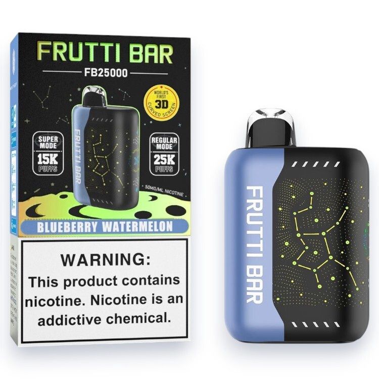 frutti bar, Flavor: blueberry watermelon