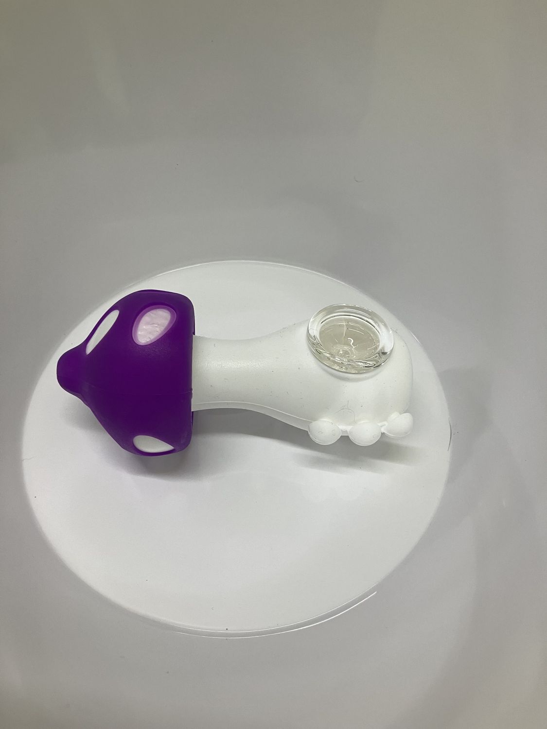 Mushroom Silicone Hand Pipe | 4.5&quot; | Assorted Colors