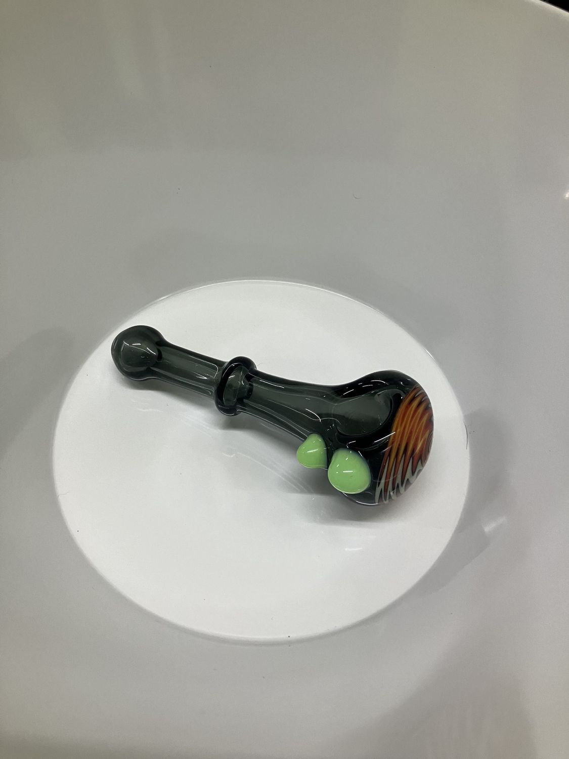 Wig Wag  Glass Spoon Pipe | 4.75&quot; | Colors Vary