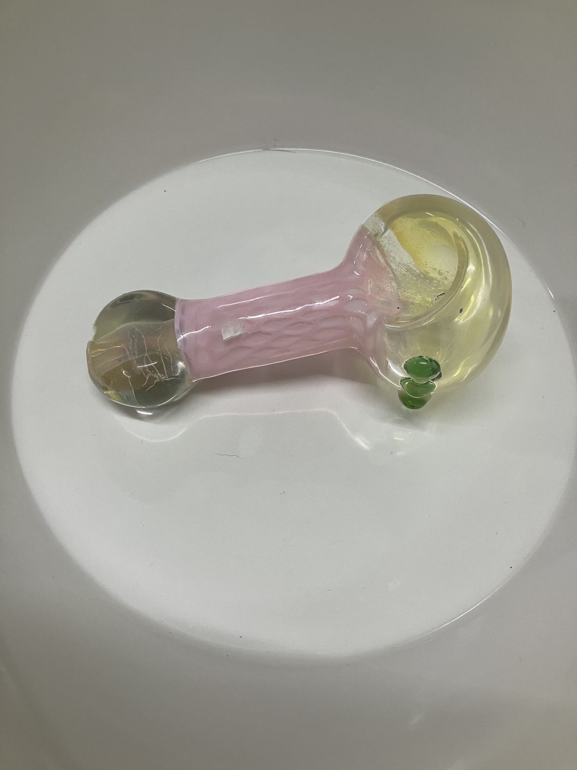 Flat Tip Glass Spoon Pipe | 4&quot; | Colors Vary