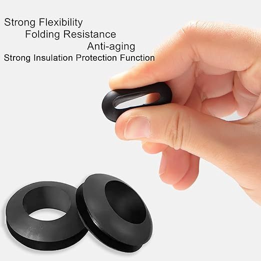 Fielect Rubber Grommet 10mm Inner Dia Rubber Grommets