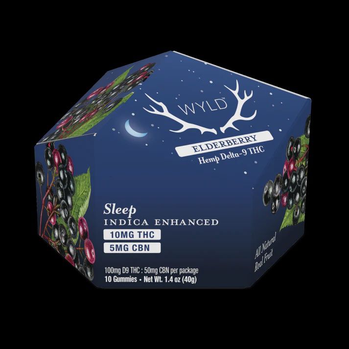 WYLD Elderberry 2:1 THC:CBN Gummies | Sleep