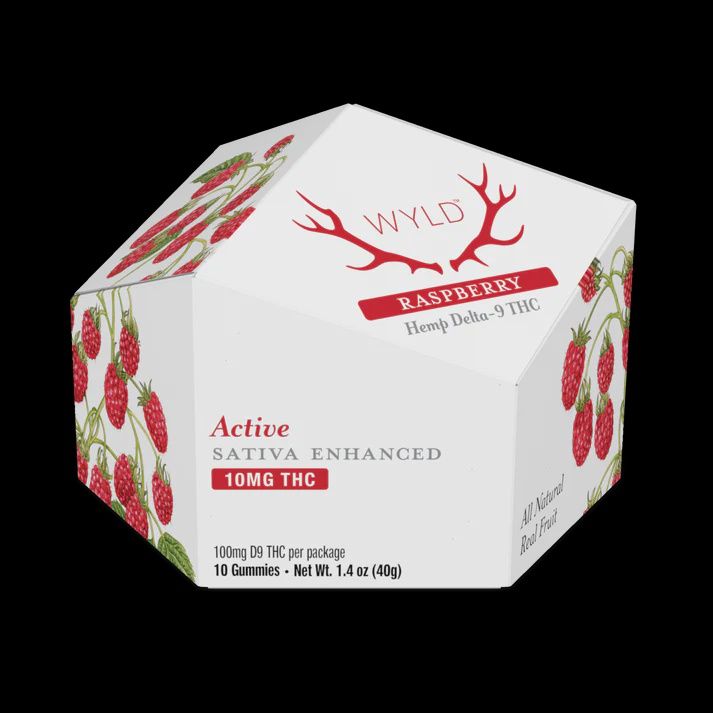 WYLD Raspberry Sativa THC | Active