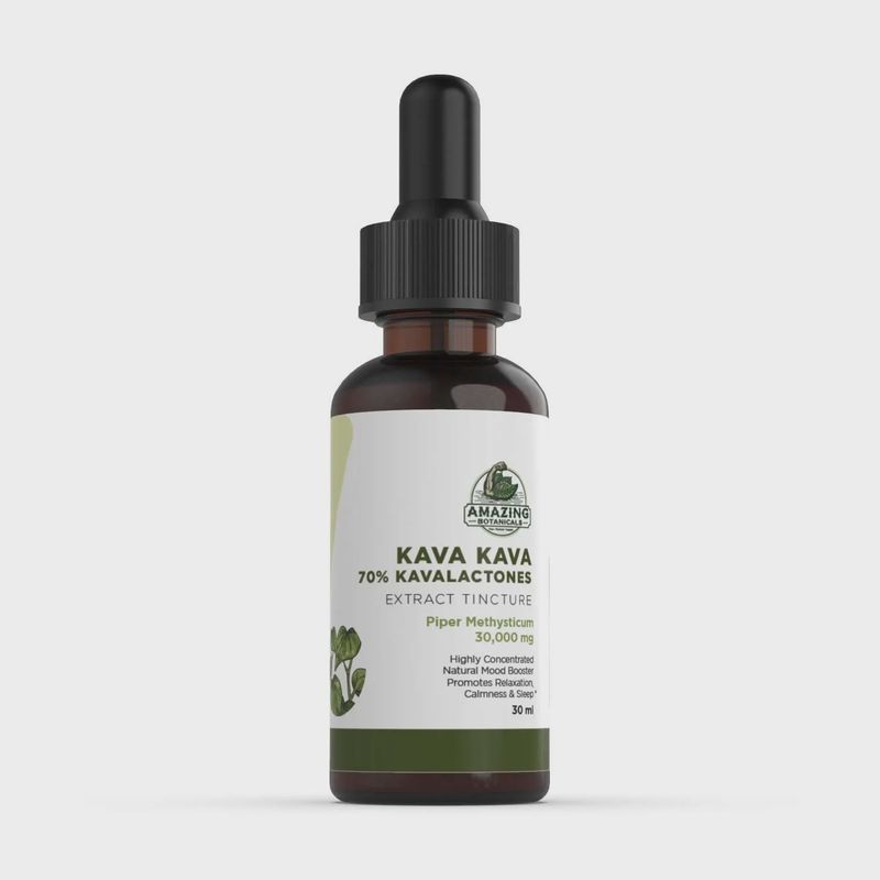 Kava Extract 70% Kavalactones Tincture 30,000 mg