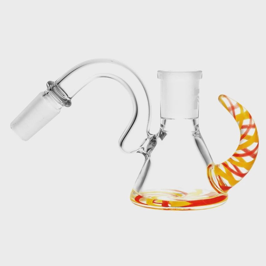 Pulsar Spiral Horn Ash Catcher | 14mm | 45D | Colors Vary