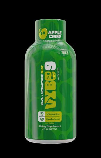 Kava + Kratom Shot, Flavor/Strength: Apple Crisp