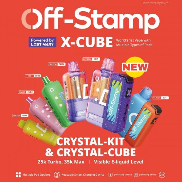 Off-Stamp X-Cube Crystal Cube Disposable Full Kit 5%