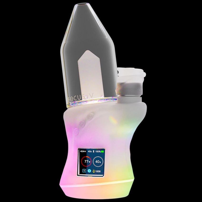 Focus V CARTA 2 Portable Dab Rig | 2000mAh, Colour: Clear