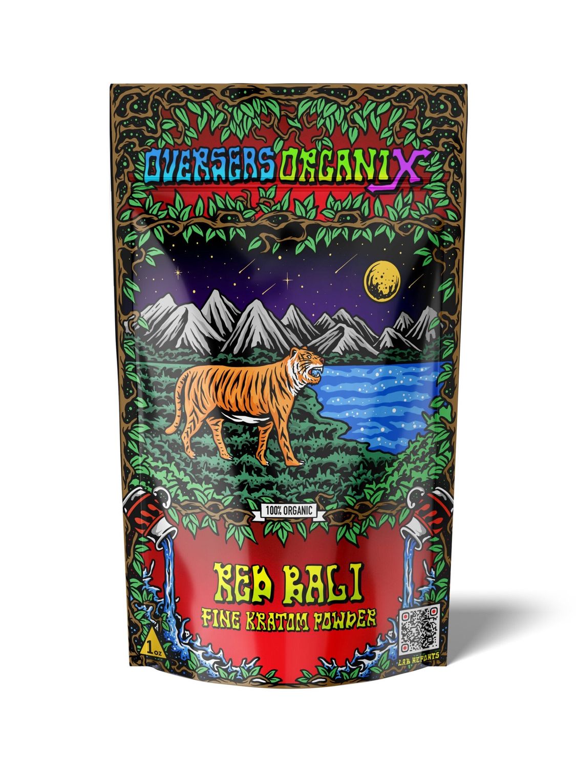 Overseas Organix 4oz Powder, Strain: Red Bali