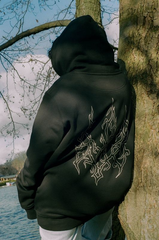 Hoodie Trident White