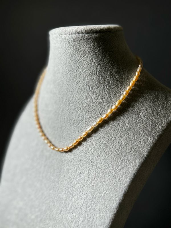 Necklace Seed Beads Pearls