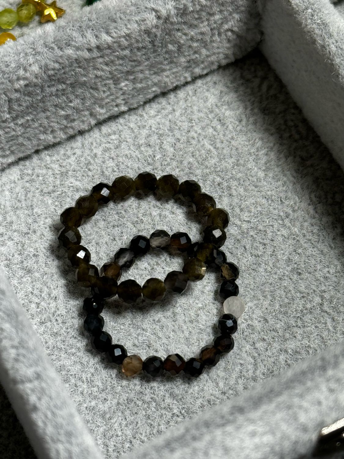 Rings Seed Beads Black