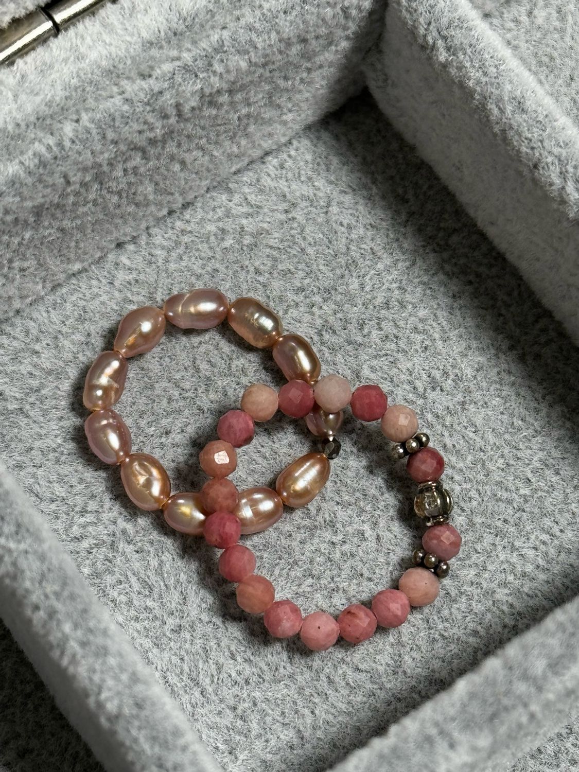 Rings Seed Beads Pearls and Stones