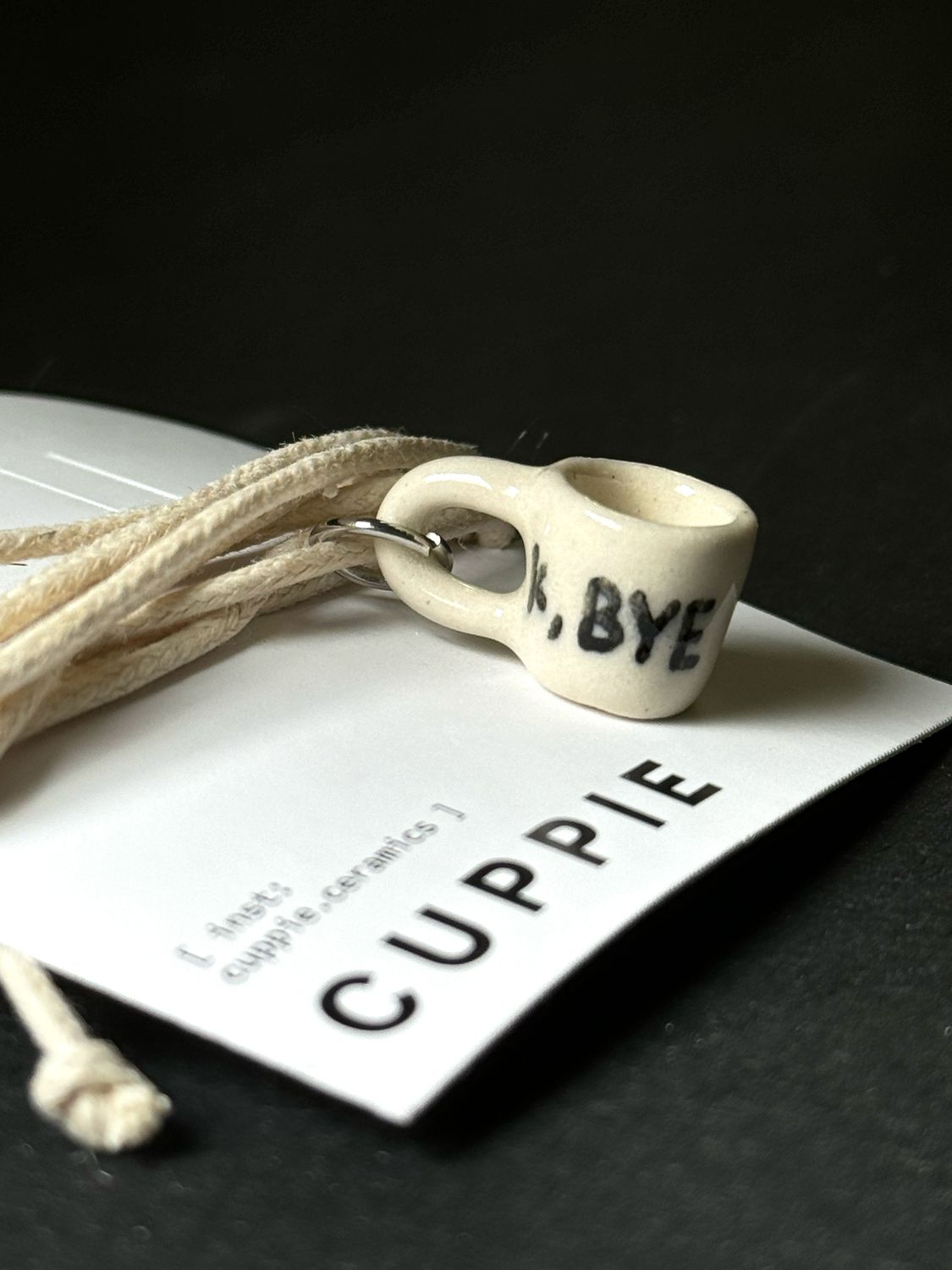 Cuppie &quot;kBye&quot; Necklace Accessory