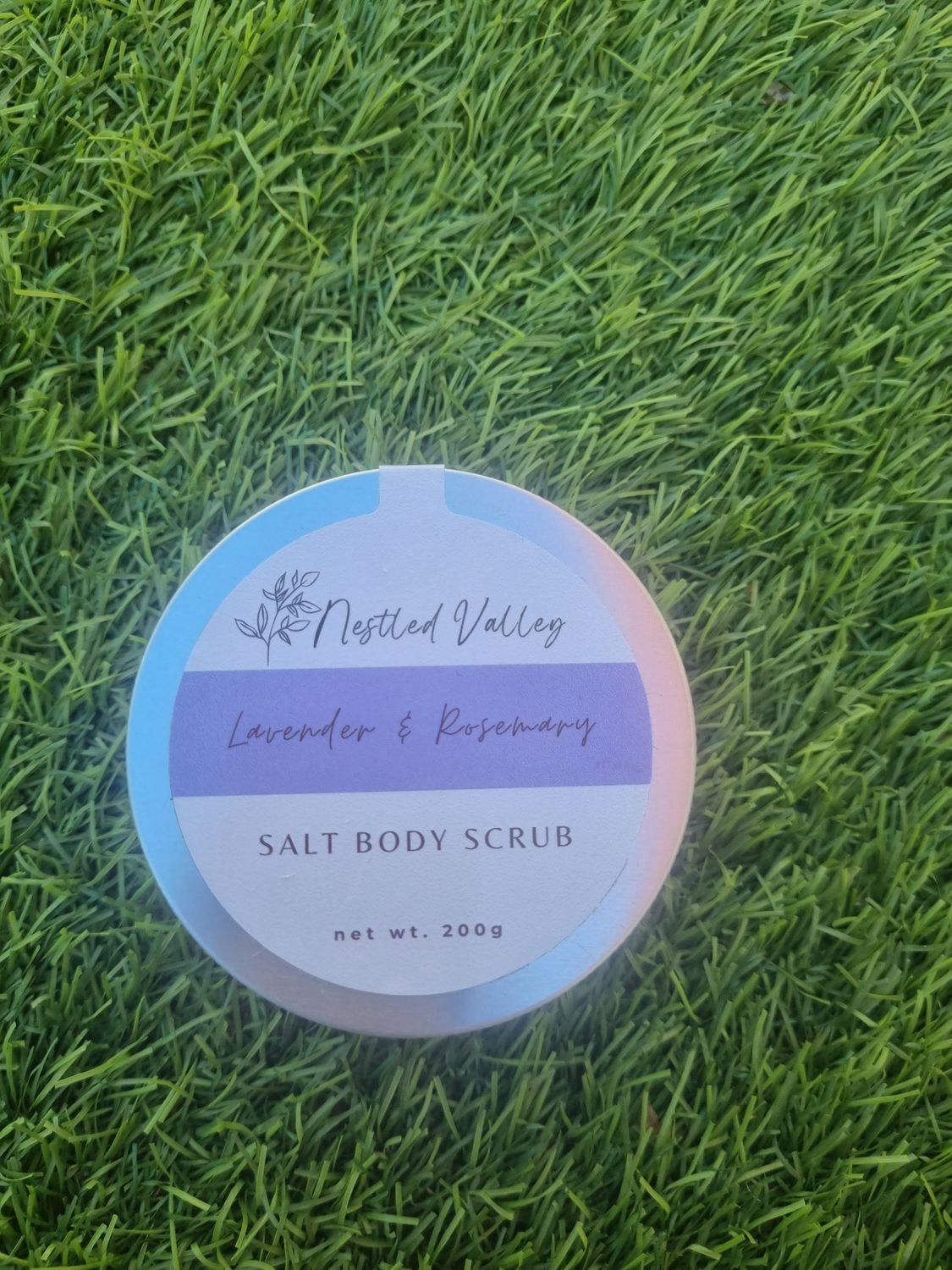 Lavender and Rosemary Salt Scrub 200g