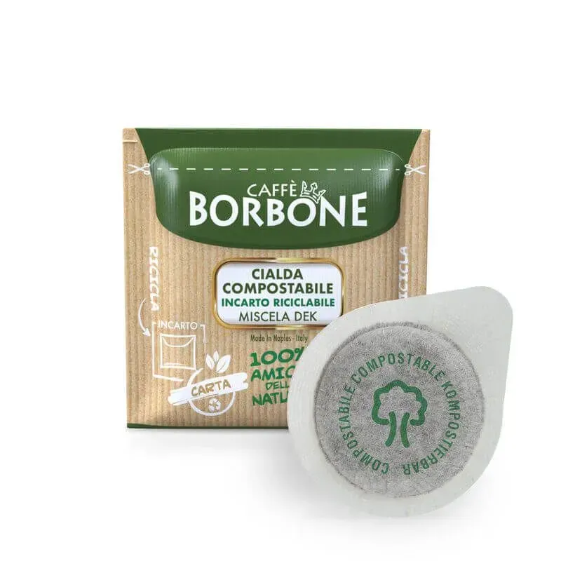 Cialde ESE-Pads 44mm Caffè Borbone Miscela Decaffeinato 150 pezzi
