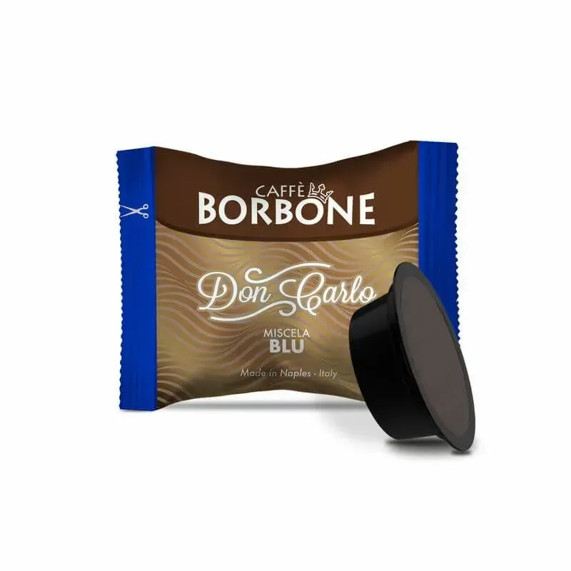 Caffè Borbone Don Carlo Lavazza A Modo Mio compatibile Miscela Blu 100 pezzi