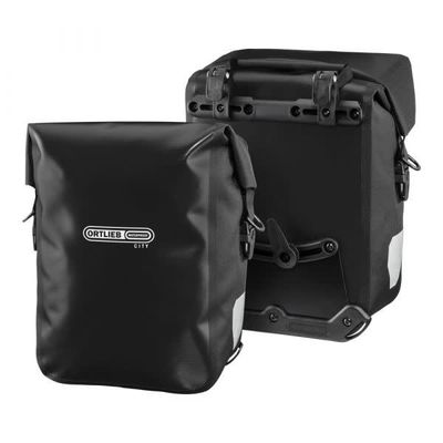 Ortlieb Back-Roller City Rear Pannier: Pair~ Black