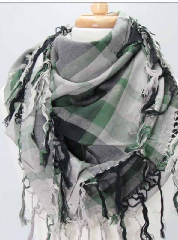 TARTAN SQUARE SCARF