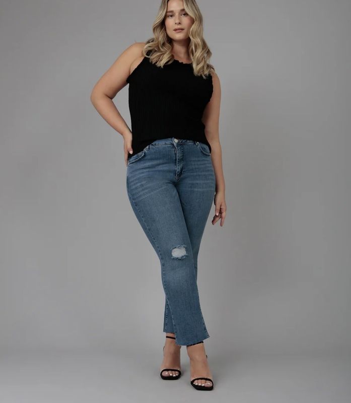 BILLIE HIGH RISE BOOTCUT JEANS DIM SKY