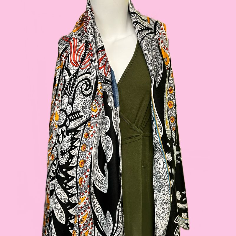 PAISLEY PRINT SHAWL